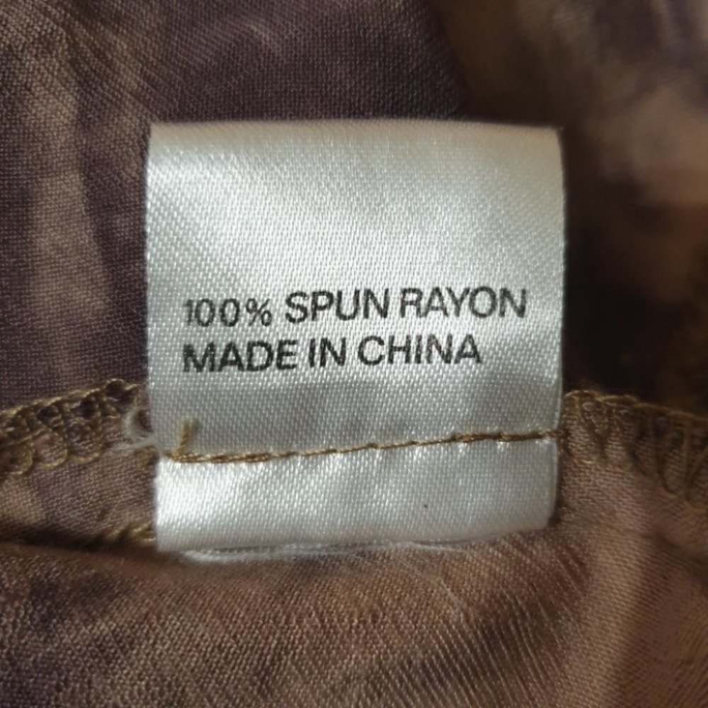 DOTTI AU-6 Brown Tie Dye Sleeveless Tunic / Short Dress - Very Good Condition - Picture 9 of 11